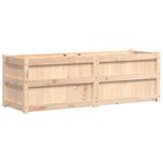 Casa si Gradina - Gradinarit si plante - Plante si ghivece - Ghivece si suporturi - Jardiniera de gradina, 150x50x50 cm, lemn masiv de pin - Infinity.ro