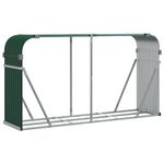 Casa si Gradina - Termice - Sobe, Seminee si accesorii - Accesorii seminee si sobe - Suport pentru busteni verde 234x45x100 cm otel galvanizat - Infinity.ro
