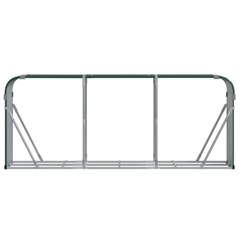 Casa si Gradina - Termice - Sobe, Seminee si accesorii - Accesorii seminee si sobe - Suport pentru busteni verde 234x45x100 cm otel galvanizat - Infinity.ro