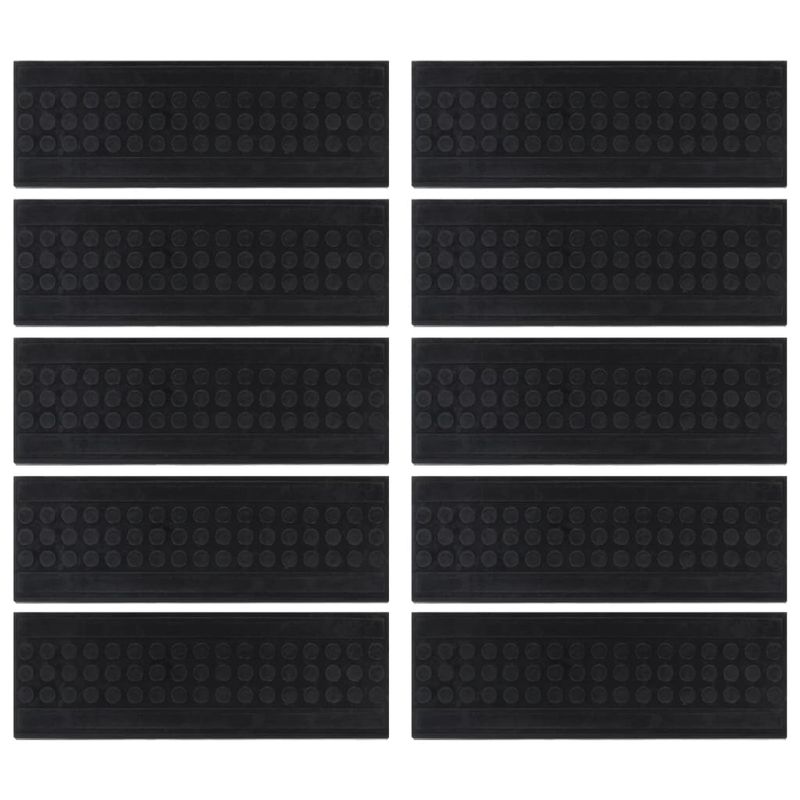 Casa si Gradina - Constructii - Scari si accesorii interioare - Accesorii scari interioare - Trepte de scara, 10 buc., 25x75 cm, cauciuc - Infinity.ro