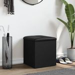Casa si Gradina - Mobilier - Organizare si depozitare - Bancute - Banca de pantofi, negru, 42 x 42 x 45 cm, lemn prelucrat - Infinity.ro