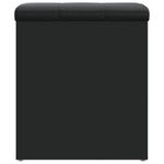 Casa si Gradina - Mobilier - Organizare si depozitare - Bancute - Banca de pantofi, negru, 42 x 42 x 45 cm, lemn prelucrat - Infinity.ro
