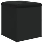Casa si Gradina - Mobilier - Organizare si depozitare - Bancute - Banca de pantofi, negru, 42 x 42 x 45 cm, lemn prelucrat - Infinity.ro