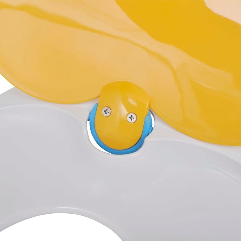 Casa si Gradina/Sanitare/Obiecte sanitare/Vase de toaleta - Capac WC cu inchidere silentioasa, alb & galben, adulti/copii - Infinity.ro