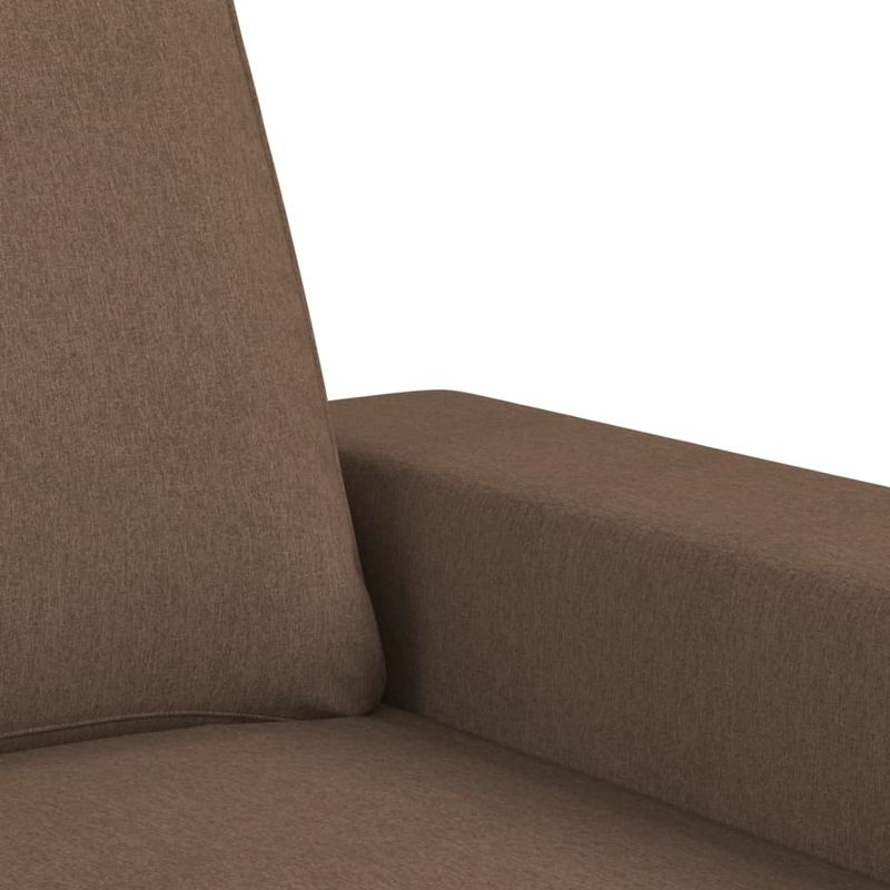 Casa si Gradina - Mobilier - Canapele si coltare - Canapele - Canapea cu 2 locuri, maro, 140 cm, material textil - Infinity.ro