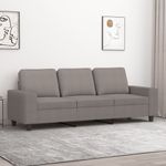 Casa si Gradina - Mobilier - Canapele si coltare - Canapele - Canapea cu 3 locuri, taupe, 180 cm, material textil - Infinity.ro