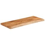 Casa si Gradina - Mobilier - Feronerie si accesorii mobila - Blat masa 100x40x2,5 cm dreptunghiular lemn acacia margine vie - Infinity.ro