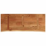 Casa si Gradina - Mobilier - Feronerie si accesorii mobila - Blat masa 100x40x2,5 cm dreptunghiular lemn acacia margine vie - Infinity.ro