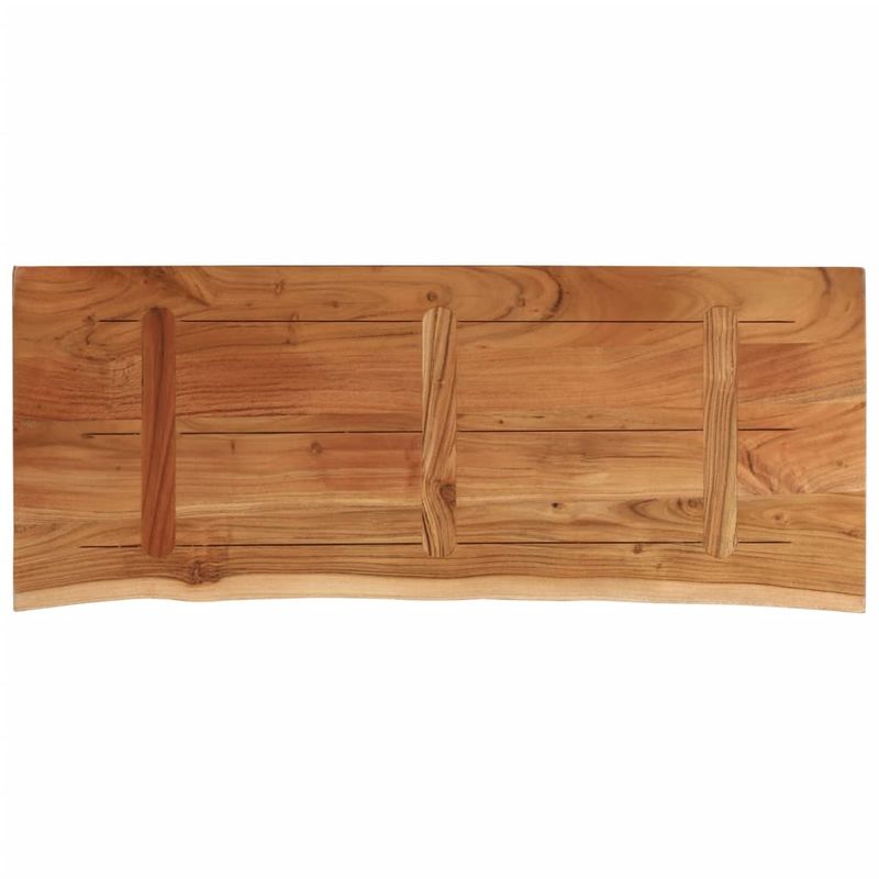 Casa si Gradina - Mobilier - Feronerie si accesorii mobila - Blat masa 100x40x2,5 cm dreptunghiular lemn acacia margine vie - Infinity.ro