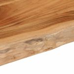 Casa si Gradina - Mobilier - Feronerie si accesorii mobila - Blat masa 100x40x2,5 cm dreptunghiular lemn acacia margine vie - Infinity.ro