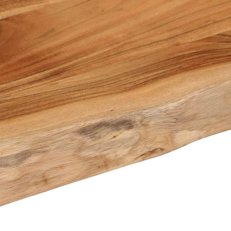 Casa si Gradina - Mobilier - Feronerie si accesorii mobila - Blat masa 100x40x2,5 cm dreptunghiular lemn acacia margine vie - Infinity.ro