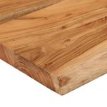 Casa si Gradina - Mobilier - Feronerie si accesorii mobila - Blat masa 100x40x2,5 cm dreptunghiular lemn acacia margine vie - Infinity.ro