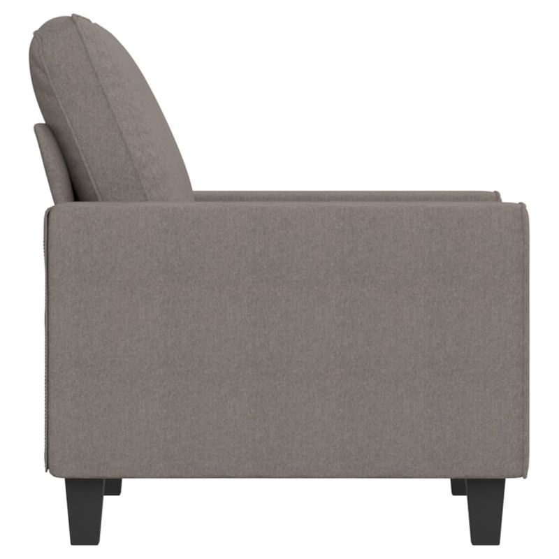 Casa si Gradina - Mobilier - Scaune si fotolii - Fotolii - Fotoliu canapea, gri taupe, 60 cm, material textil - Infinity.ro