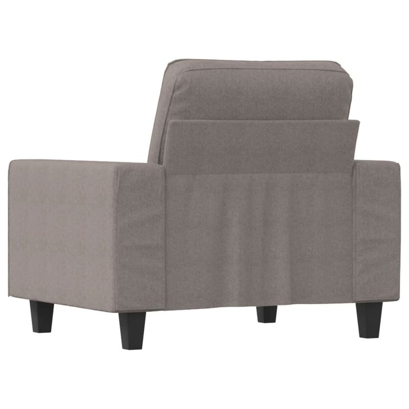 Casa si Gradina - Mobilier - Scaune si fotolii - Fotolii - Fotoliu canapea, gri taupe, 60 cm, material textil - Infinity.ro
