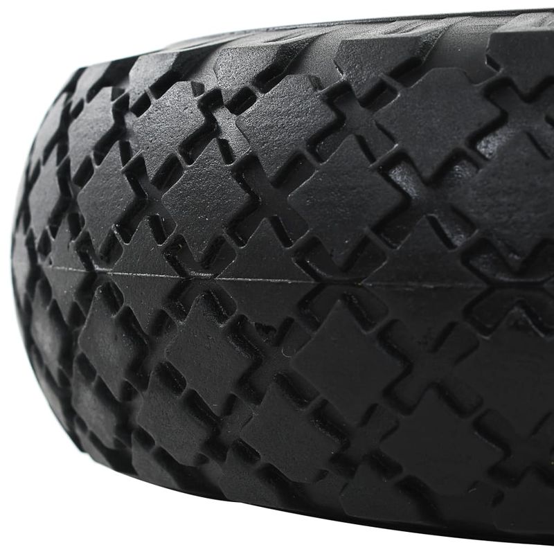 Casa si Gradina - Mobilier - Feronerie si accesorii mobila - Roti de carucior industrial, 4 buc., PU 3.00-4 (260x85) - Infinity.ro