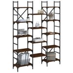 Casa si Gradina - Mobilier - Biblioteci si rafturi - Biblioteci - Biblioteca, stejar maro, 127,5x28,5x172,5 cm, lemn prelucrat - Infinity.ro
