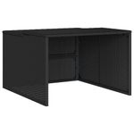 Casa si Gradina - Gradinarit si plante - Utilaje gradina - Consumabile si accesorii utilaje de gradina - Garaj pentru masina de tuns iarba negru 86x90x52/57cm poliratan - Infinity.ro
