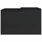 Casa si Gradina - Gradinarit si plante - Utilaje gradina - Consumabile si accesorii utilaje de gradina - Garaj pentru masina de tuns iarba negru 86x90x52/57cm poliratan - Infinity.ro