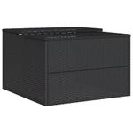 Casa si Gradina - Gradinarit si plante - Utilaje gradina - Consumabile si accesorii utilaje de gradina - Garaj pentru masina de tuns iarba negru 86x90x52/57cm poliratan - Infinity.ro