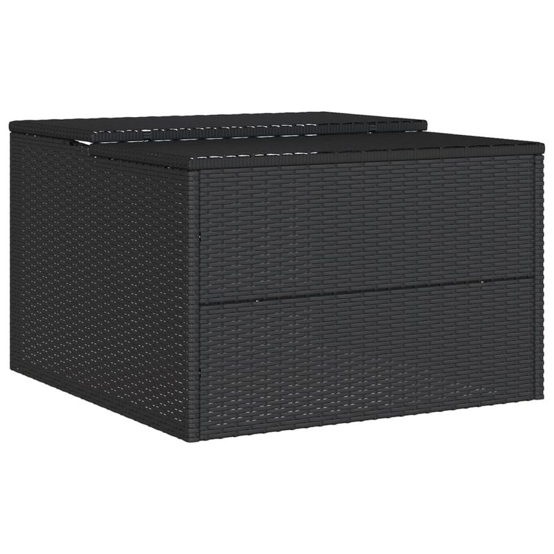 Casa si Gradina - Gradinarit si plante - Utilaje gradina - Consumabile si accesorii utilaje de gradina - Garaj pentru masina de tuns iarba negru 86x90x52/57cm poliratan - Infinity.ro