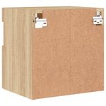 Casa si Gradina - Mobilier - Comode si corpuri - Comode - Comoda TV de perete cu LED, 2 buc. stejar sonoma, 40x30x40 cm - Infinity.ro