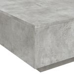 Casa si Gradina - Mobilier - Mese si birouri - Masute de cafea - Masuta de cafea cu lumini LED, gri beton, 80x80x31 cm - Infinity.ro
