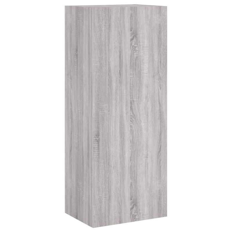 Casa si Gradina - Mobilier - Comode si corpuri - Comode - Unitati TV de perete, 4 piese, gri sonoma, lemn prelucrat - Infinity.ro