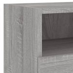 Casa si Gradina - Mobilier - Comode si corpuri - Comode - Unitati TV de perete, 4 piese, gri sonoma, lemn prelucrat - Infinity.ro