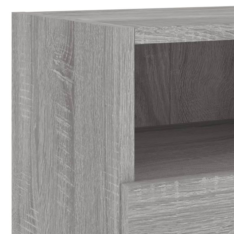Casa si Gradina - Mobilier - Comode si corpuri - Comode - Unitati TV de perete, 4 piese, gri sonoma, lemn prelucrat - Infinity.ro