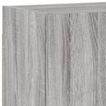 Casa si Gradina - Mobilier - Comode si corpuri - Comode - Unitati TV de perete, 4 piese, gri sonoma, lemn prelucrat - Infinity.ro