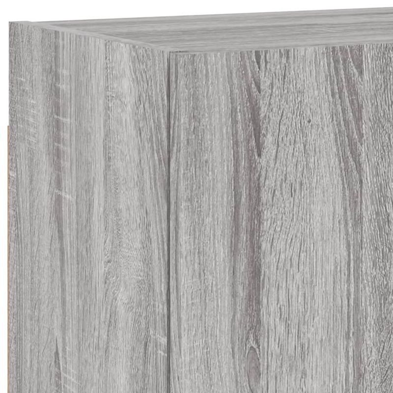 Casa si Gradina - Mobilier - Comode si corpuri - Comode - Unitati TV de perete, 4 piese, gri sonoma, lemn prelucrat - Infinity.ro