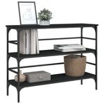Casa si Gradina - Mobilier - Comode si corpuri - Console - Masuta consola, negru, 100x32x75 cm, lemn compozit - Infinity.ro