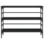 Casa si Gradina - Mobilier - Comode si corpuri - Console - Masuta consola, negru, 100x32x75 cm, lemn compozit - Infinity.ro