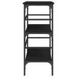 Casa si Gradina - Mobilier - Comode si corpuri - Console - Masuta consola, negru, 100x32x75 cm, lemn compozit - Infinity.ro