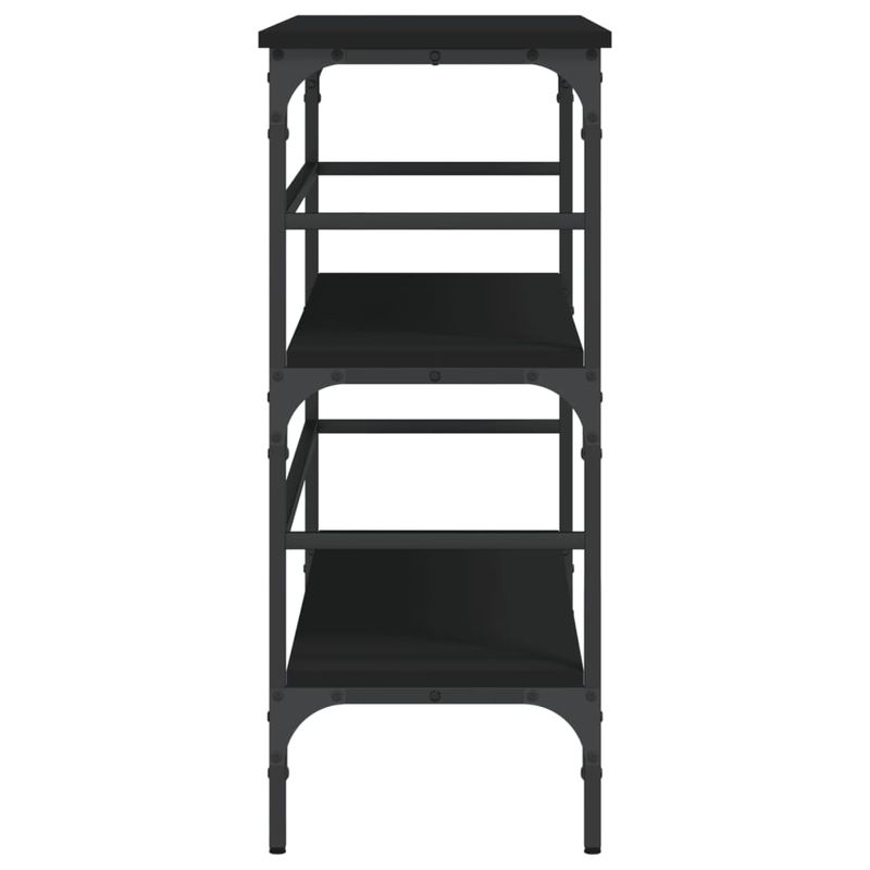 Casa si Gradina - Mobilier - Comode si corpuri - Console - Masuta consola, negru, 100x32x75 cm, lemn compozit - Infinity.ro