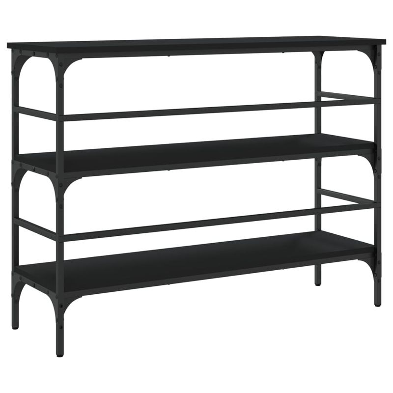 Casa si Gradina - Mobilier - Comode si corpuri - Console - Masuta consola, negru, 100x32x75 cm, lemn compozit - Infinity.ro
