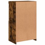 Casa si Gradina - Mobilier - Comode si corpuri - Comode - Servanta cu lumini LED, stejar fumuriu, 60,5x37x100 cm - Infinity.ro