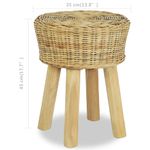 Casa si Gradina - Mobilier - Scaune si fotolii - Scaune - Scaun de bar, ratan natural - Infinity.ro