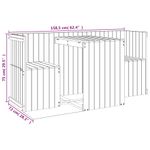 Casa si Gradina - Gradina si terasa - Mobilier exterior - Seturi mobila gradina - Set de balcon cu 2 locuri, gri, lemn masiv de pin - Infinity.ro
