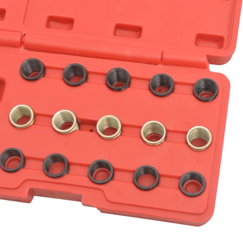 Auto si Moto - Reparatii si depanare - Scule auto - Scule si truse auto - Set pentru reparatii filete de bujii, 16 piese, M14 x 1,25 - Infinity.ro