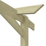 Casa si Gradina - Gradina si terasa - Decoratiuni exterior - Arcade - Pergola de gradina, 180 x 210 x 40 cm, lemn de pin tratat - Infinity.ro