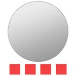 Casa si Gradina - Decoratiuni - Oglinzi - Set oglinda de perete, 7 piese, sticla, rotunda - Infinity.ro