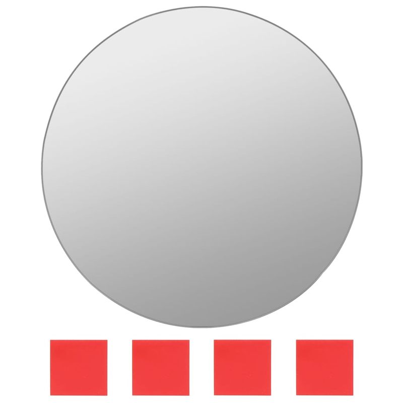 Casa si Gradina - Decoratiuni - Oglinzi - Set oglinda de perete, 7 piese, sticla, rotunda - Infinity.ro