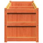 Casa si Gradina - Gradinarit si plante - Plante si ghivece - Ghivece si suporturi - Jardiniera de gradina, maro ceruit, 150x50x50 cm lemn masiv pin - Infinity.ro