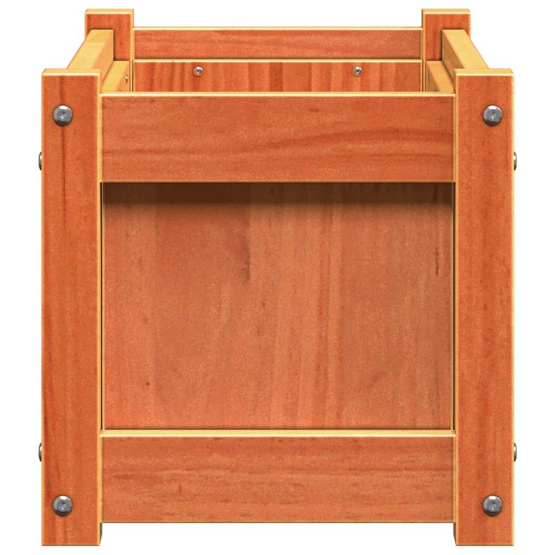 Casa si Gradina - Gradinarit si plante - Plante si ghivece - Ghivece si suporturi - Jardiniere de gradina, 2 buc., maro ceruit, lemn masiv de pin - Infinity.ro