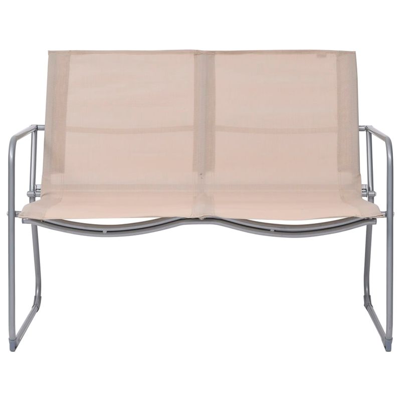 Casa si Gradina - Gradina si terasa - Mobilier exterior - Seturi mobila gradina - Set mobilier de gradina, 4 piese, crem, otel si textil - Infinity.ro