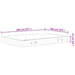 Casa si Gradina - Mobilier - Saltele si somiere - Saltele - Saltea cu arcuri buzunar, fermitate medie, 180x200 cm - Infinity.ro