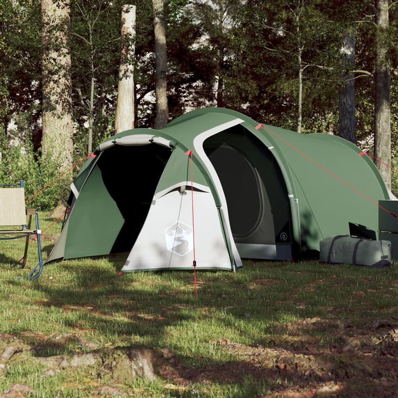 Sport si Outdoor - Camping - Corturi camping - Cort de camping pentru 3 persoane, verde, impermeabil - Infinity.ro