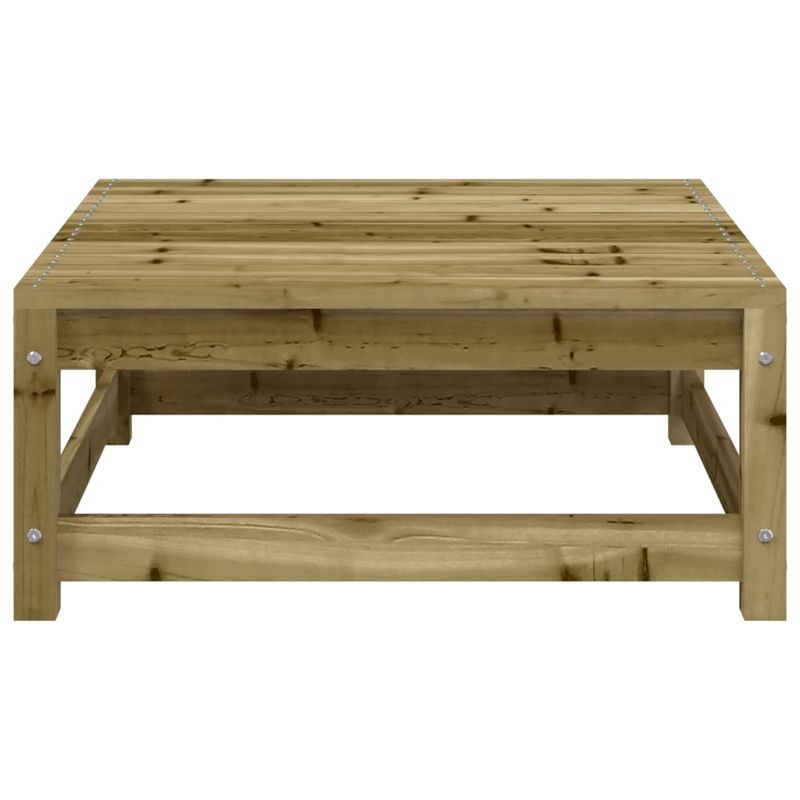 Casa si Gradina - Gradina si terasa - Mobilier exterior - Canapele si fotolii gradina - Canapea de gradina fara cotiere, cu perne și taburet, tratat natural, model armless sofa - Infinity.ro