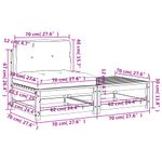 Casa si Gradina - Gradina si terasa - Mobilier exterior - Canapele si fotolii gradina - Canapea de gradina fara cotiere, cu perne și taburet, tratat natural, model armless sofa - Infinity.ro